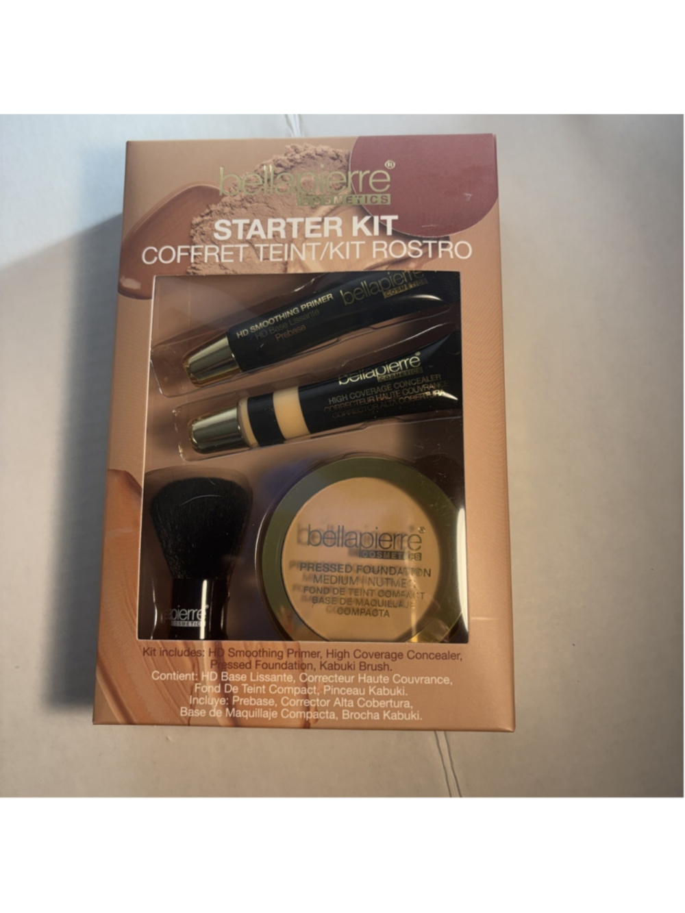 Bellapierre Cosmetics Starter Kit Face Makeup 4 Piece New 1166